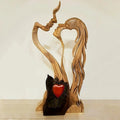 Eternal Love Wooden Sculpture